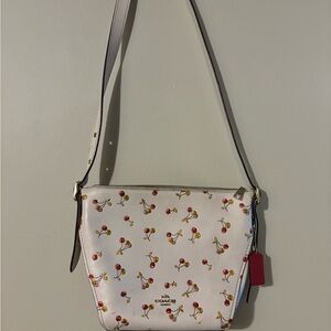 Coach White Cherry Print Women's Bag